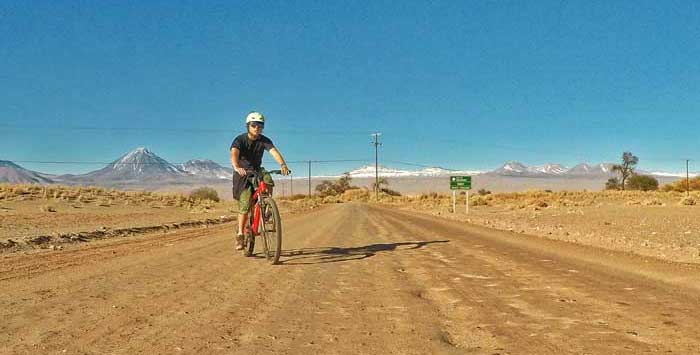 cycling in atacama desert